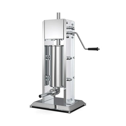 5L Manual Vertical Sausage Filler - Stainless Stuffer Meat Press Machine