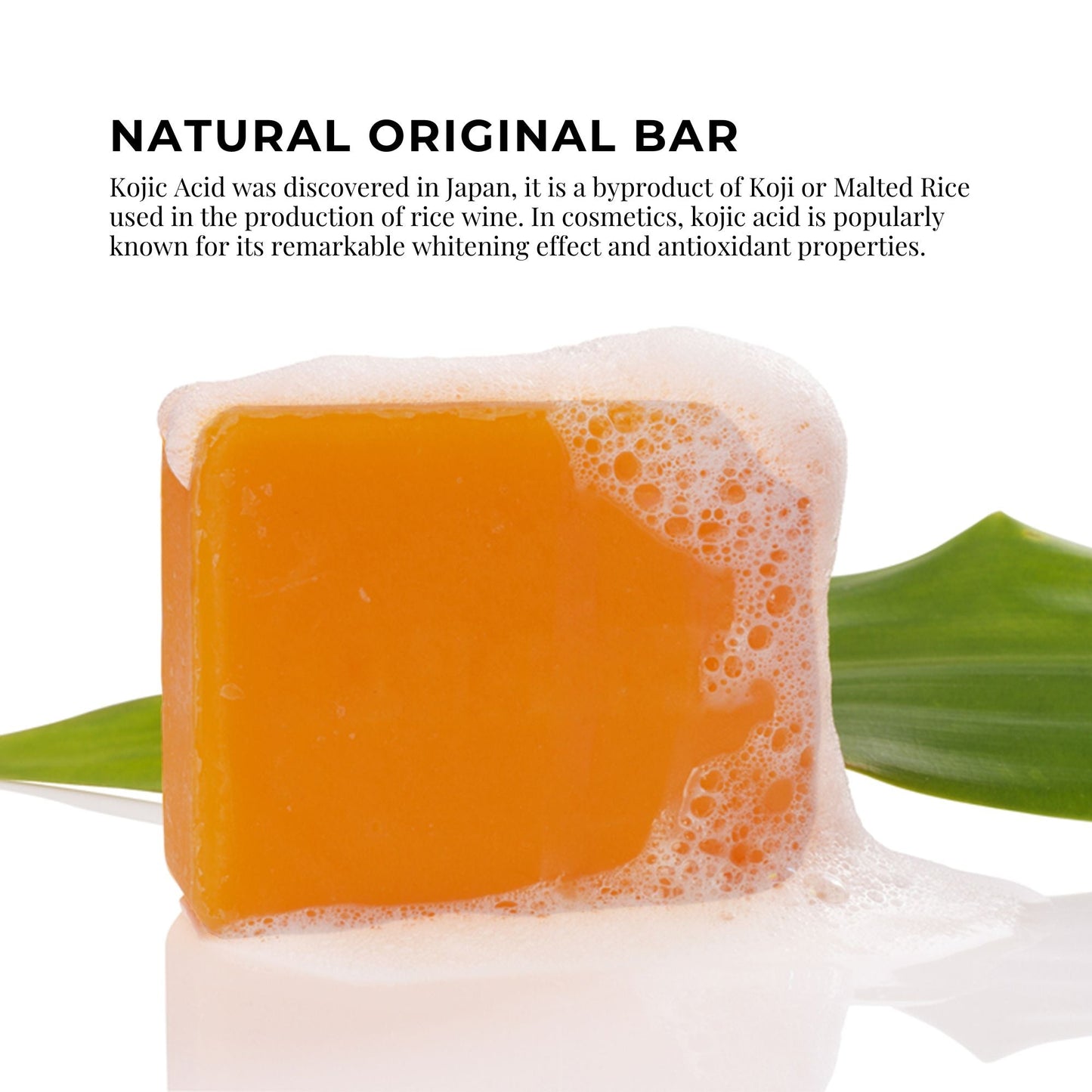 2x 65g Kojie San Soap Bars - Skin Lightening Kojic Acid Natural Original Bar