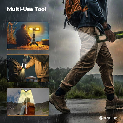 Social Hike Rechargeable Telescopic Camping Light - Outdoor LED 20W Lantern