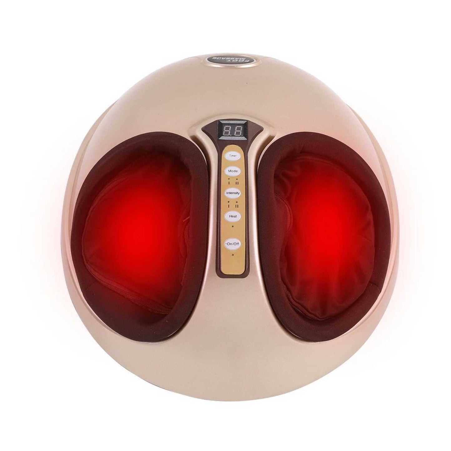 Foot Massager Machine Gold 3D Shiatsu Heat Kneading Pressing Relax Home Massage