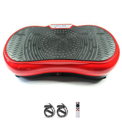 Red Vibration Machine Platform - Exercise Vibrating Plate - Whole Body Workout