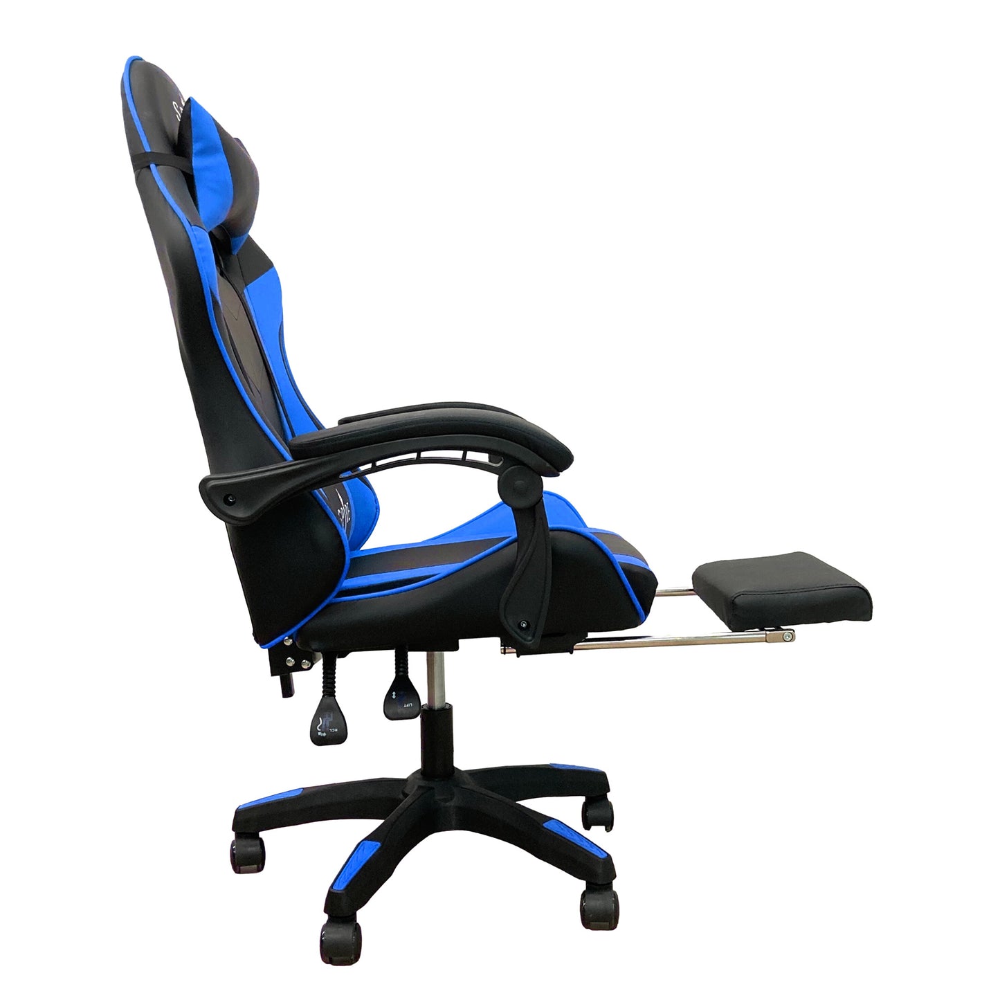 Intex Spire Zinc Blue And Black Adjustable Gaming/office Chair