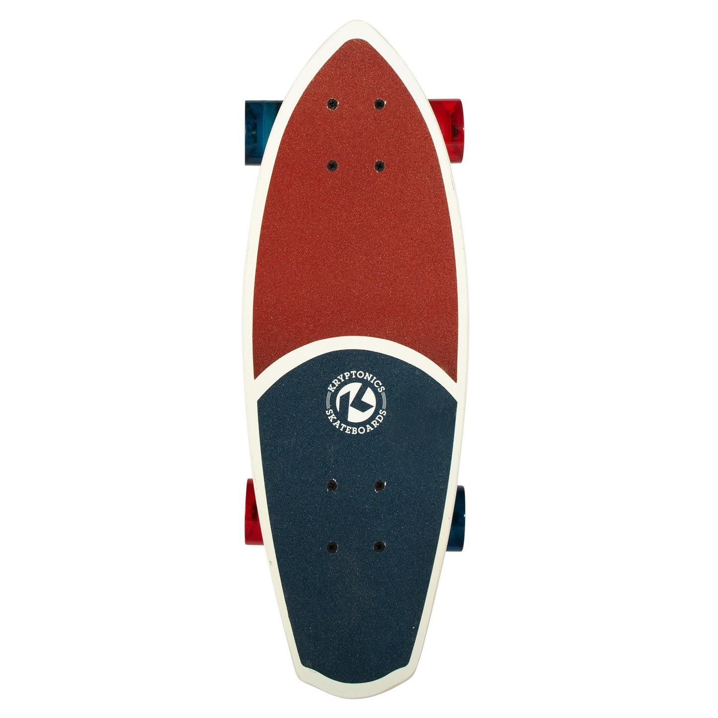 Bravo Sports Kryptonics 23-inch Mini Fat Cruiser Board In Liberty Blue