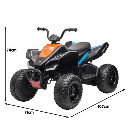 Kahuna MCL35 McLaren Toy Ride On Electric Quad Bike - Black