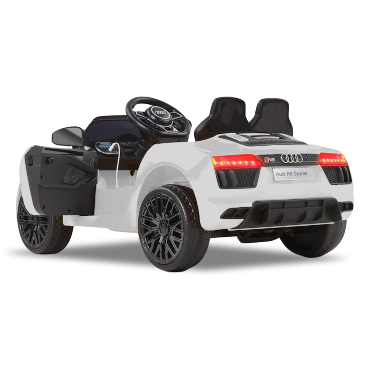 Kahuna R8 Spyder Audi Licensed Kids Electric Ride On Car Remote Control - White