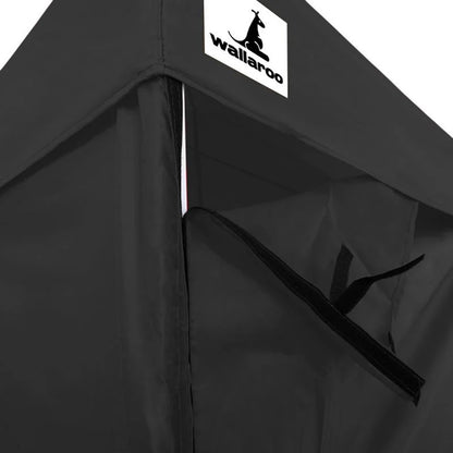 Wallaroo Gazebo Tent Marquee 3x4.5m PopUp Outdoor Black