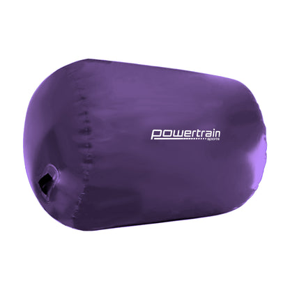 Powertrain Sports Inflatable Air Exercise Roller Gymnastics Gym Barrel 120 x 75cm Purple