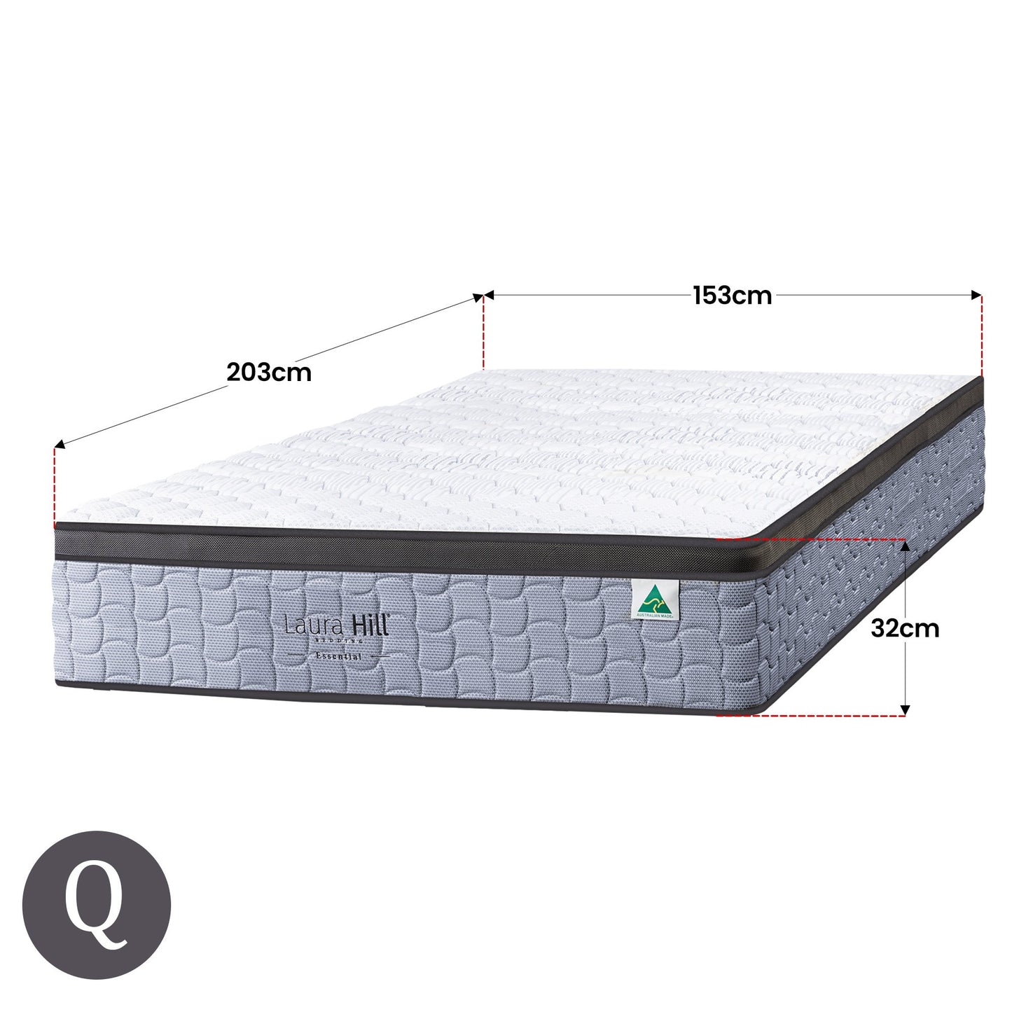 Laura Hill Essential Australian Made Queen Premium Mattress