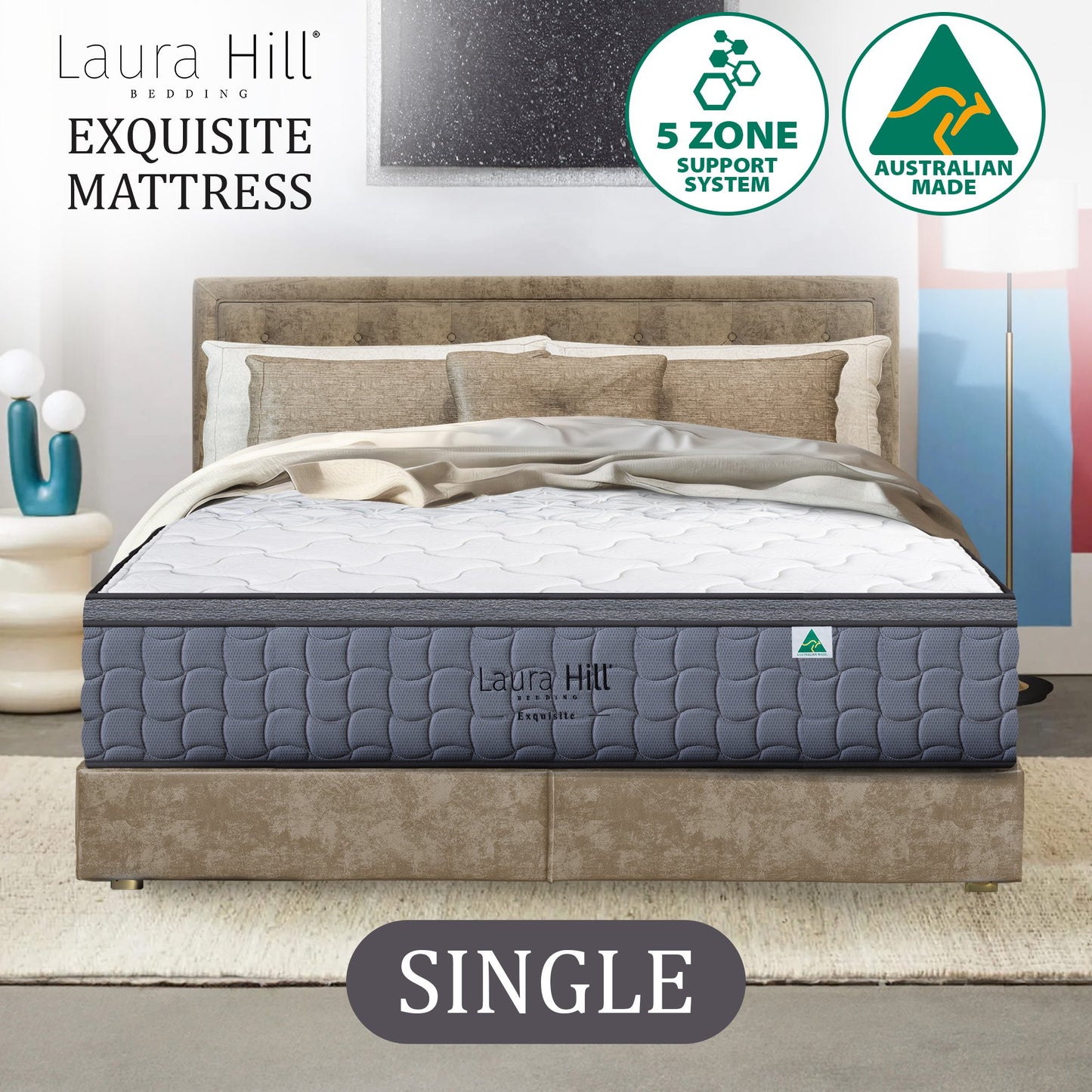 Laura Hill Exquisite Australian Made Single Premium Mattress