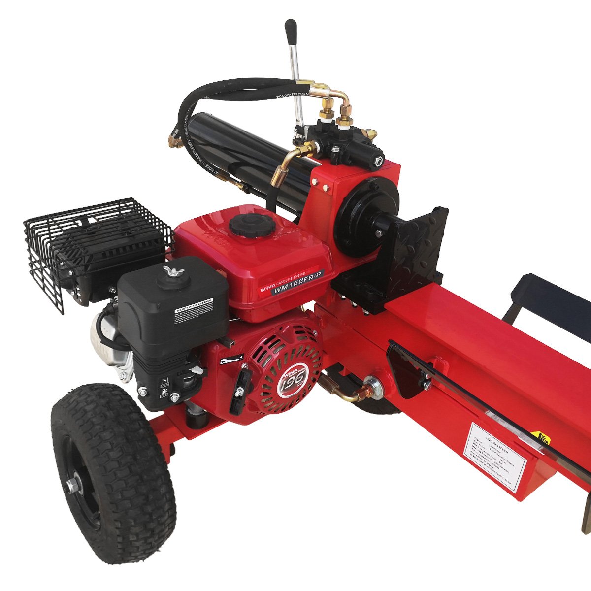 Ducar 20 Ton Petrol Hydraulic Log Splitter Wood Timber Firewood Block Cutter