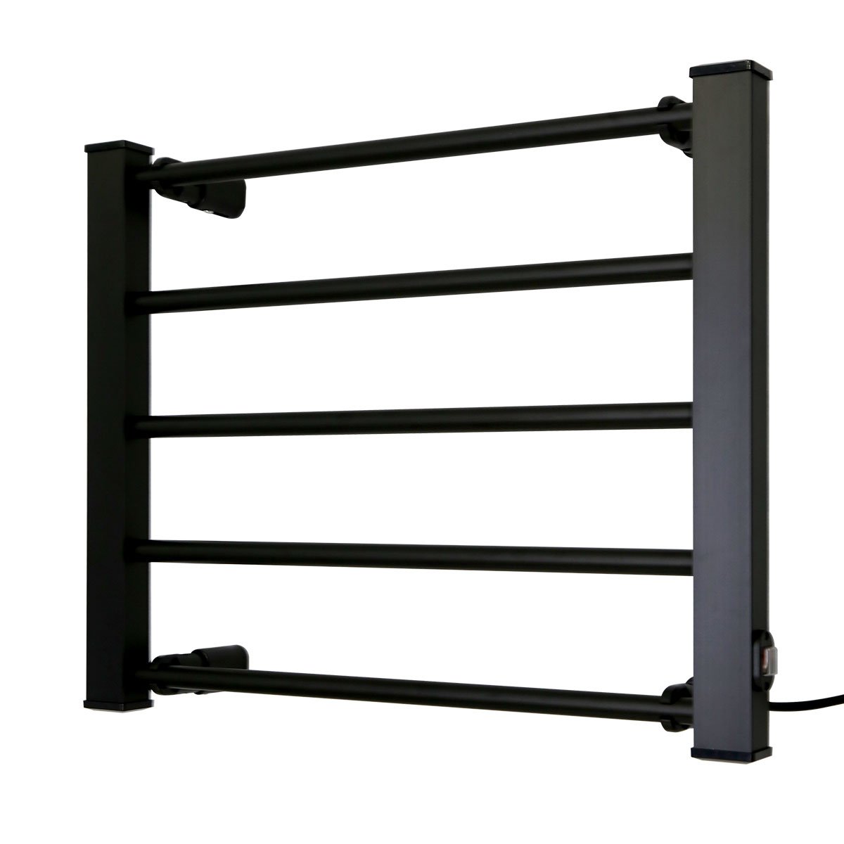 Pronti Heated Towel Rack Electric Bathroom Towel Rails Warmer Ev-90 -black