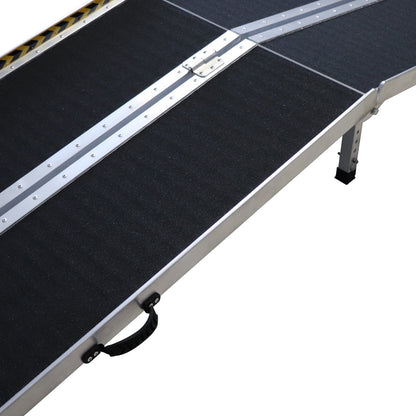 Kartrite Aluminium Wheelchair Ramp With Leg Support - 10ft