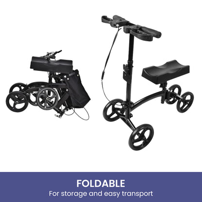 Orthonica Steel Frame Foldable Knee Walker Scooter