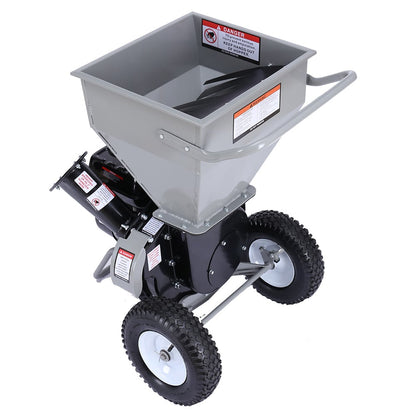 Ducar Wood Chipper Shredder Mulcher Garden 8hp Petrol Motor Upright Grinder - Silver