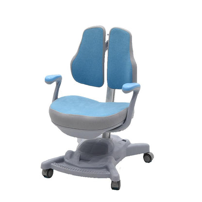 Height Adjustable Children Kids Ergonomic Study Desk Chair Set 120cm Blue AU