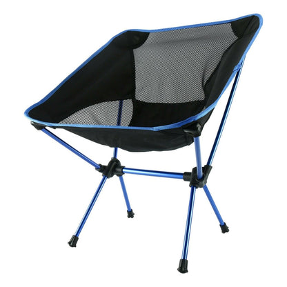 Ultralight Aluminum Alloy Folding Camping Camp Chair Outdoor Hiking Brown