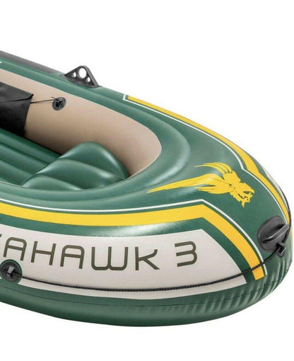 INTEX Seahawk 3 Person Inflatable Boat Fishing Boat Raft Set 68380NP AU