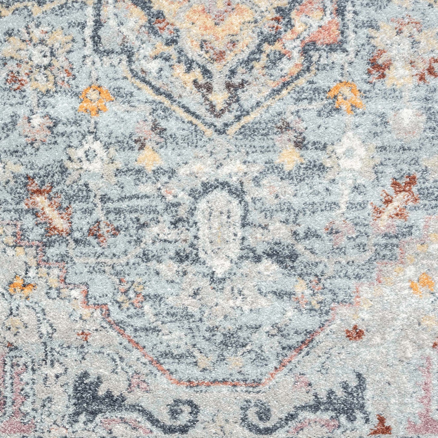 Ornate Persian Vintage Rug - Blue - 120x170