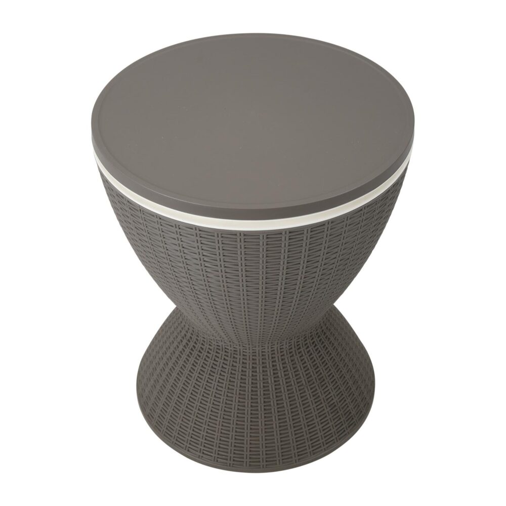 Garden Ice Cooler Table (Taupe)