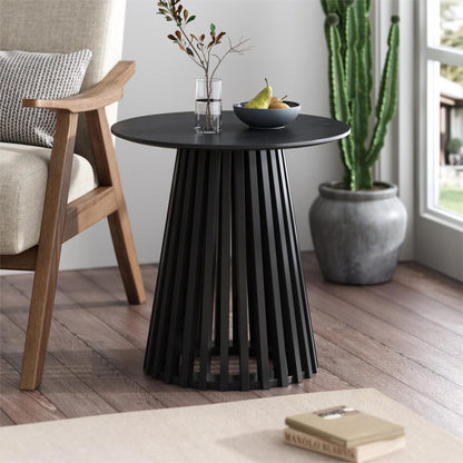 Palmer Charcoal Chic Side Table