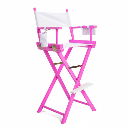 Director Movie Folding Tall Chair 75cm PINK HUMOR