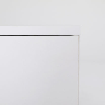 Bedside Table Side Storage Cabinet Nightstand Bedroom 2 Drawer Legs ETTA WHITE