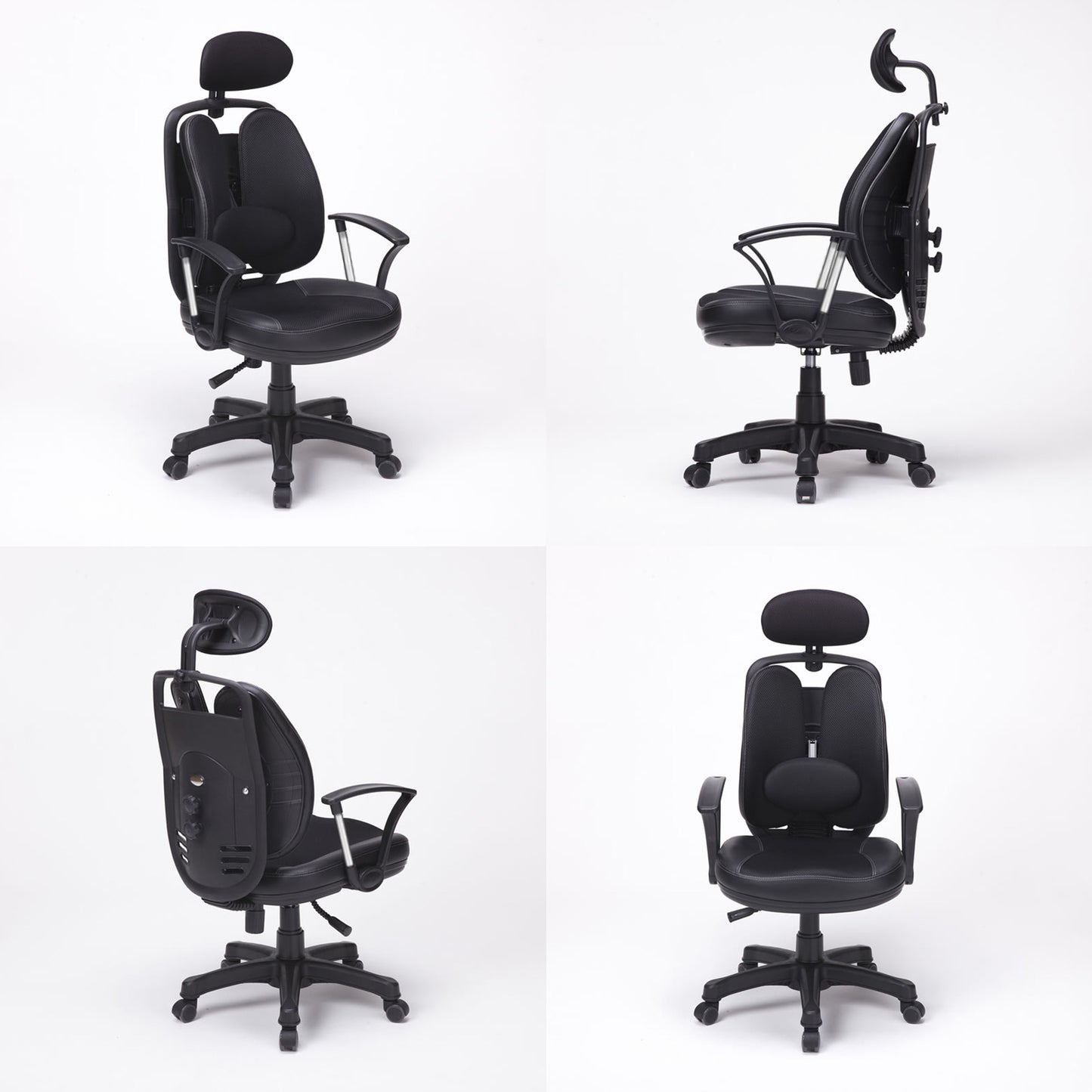 Ergonomic Korean Office Chair SUPERB BLACK