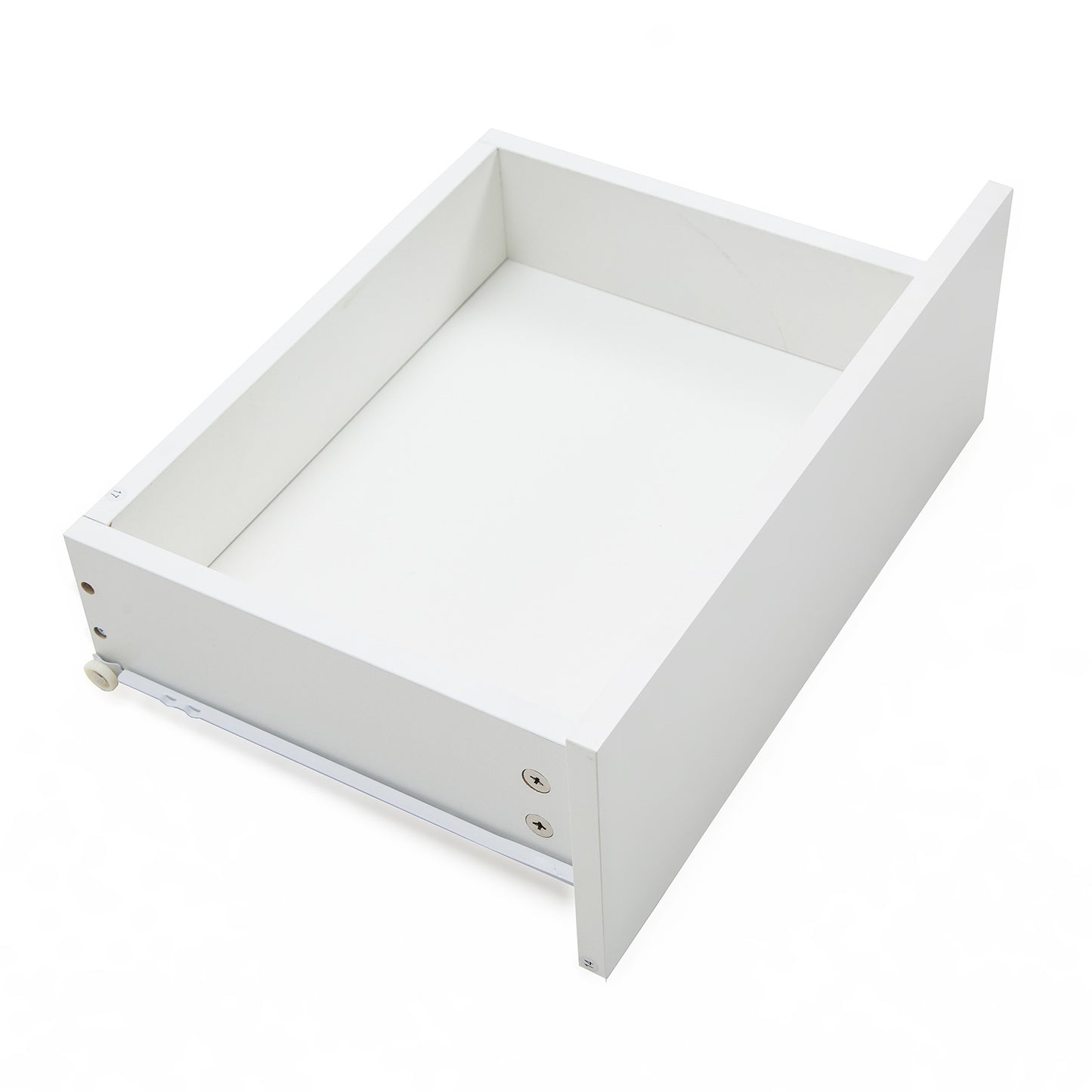 Bedside Table 3 Drawers RGB LED Bedroom Cabinet Nightstand Gloss GLORY WHITE