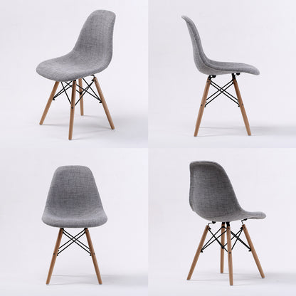 4X Retro Dining Cafe Chair DSW GREY