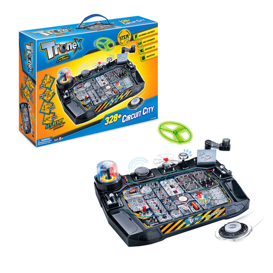 Tronex 328+ Circuit City STEM Kit Toy for Kids Educational Circuit Learning Board