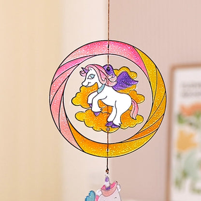 Sparkly Ornament Suncatcher - DIY for Kids Art Craft Colouring PaintingSet