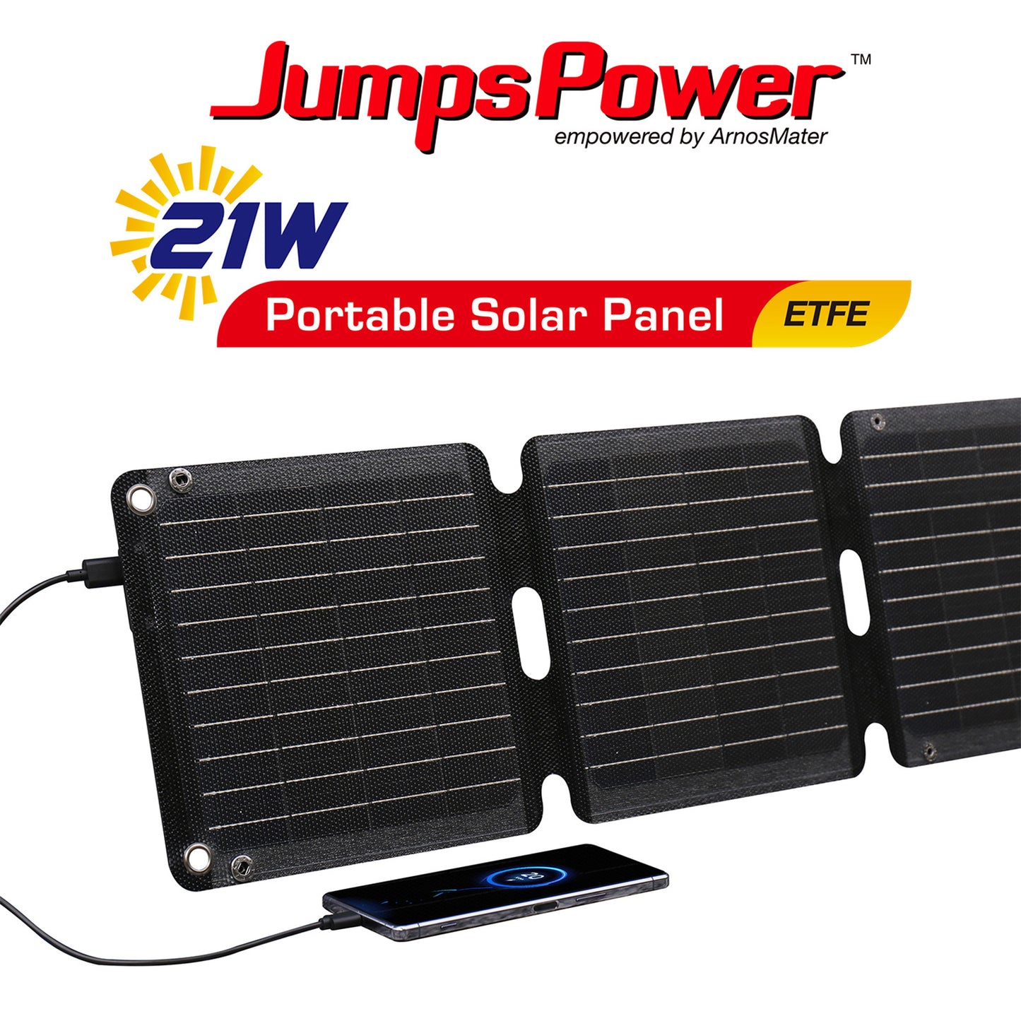 21W Solar Panel Portable Charger JumpsPower Power Generator Foldable