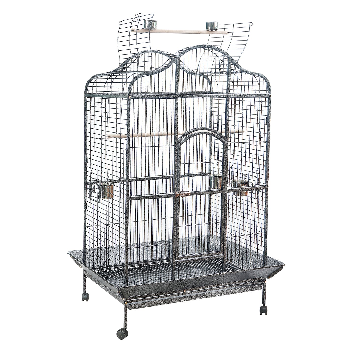 YES4PETS XL Bird Cage Pet Parrot Aviary with Perch & Feeder