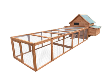 YES4PETS XXL Chicken Coop Rabbit Hutch Ferret Cage Hen Chook Cat Kitten House With Run