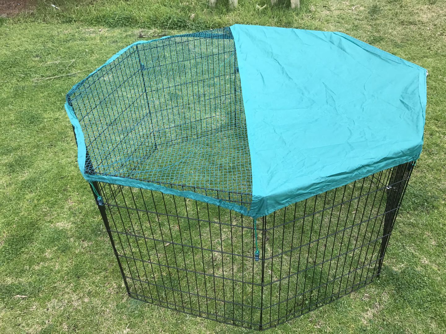 YES4PETS 6 Panel Dog Cat Exercise Playpen Puppy Enclosure Rabbit Fence With Cover