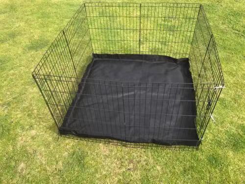 YES4PETS 24' Dog Rabbit Playpen Exercise Puppy Enclosure Fence With Canvas Floor