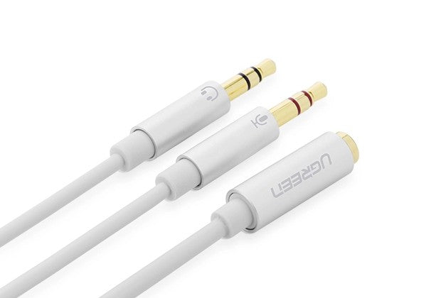 UGREEN 3.5mm Female to 2mm male audio cable - White (20897)