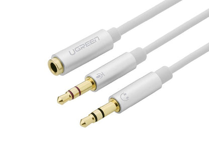 UGREEN 3.5mm Female to 2mm male audio cable - White (20897)