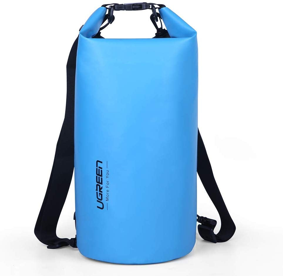 UGREEN Floating Waterproof Dry Bag for Cycling/Biking/Swimming/Rafting/Water Sport - Blue