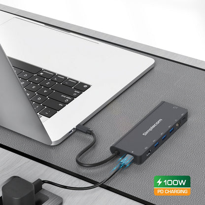 Simplecom CHN590 USB-C SuperSpeed 9-in-1 Multiport Docking Station