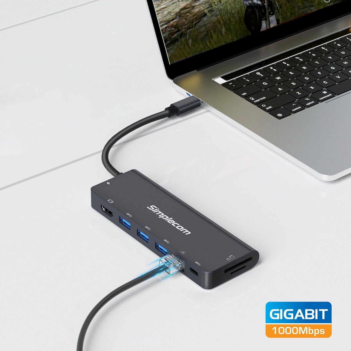 Simplecom CHN590 USB-C SuperSpeed 9-in-1 Multiport Docking Station