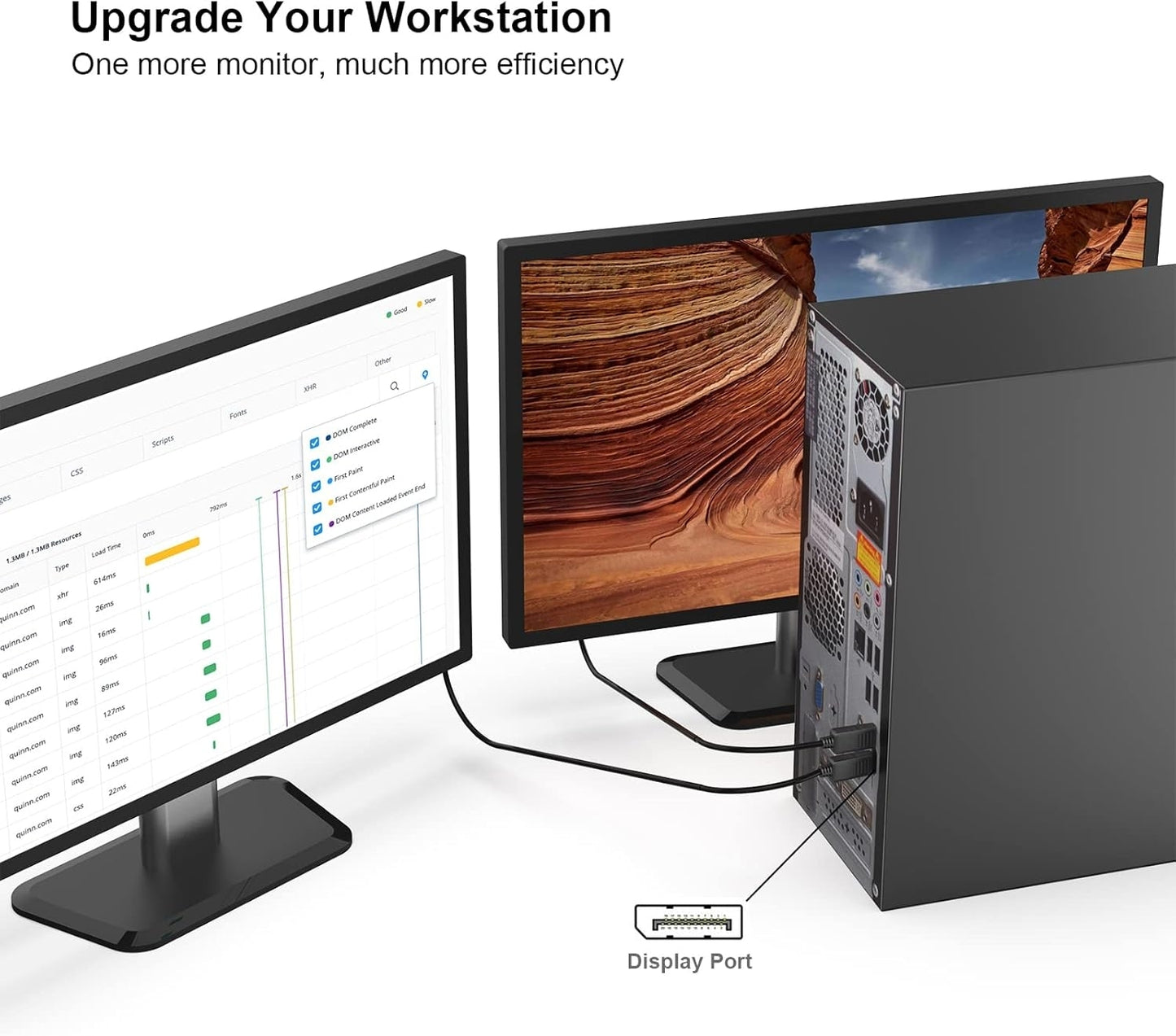 BENFEI DisplayPort to DisplayPort  8K @ 60Hz Cable 1.8m