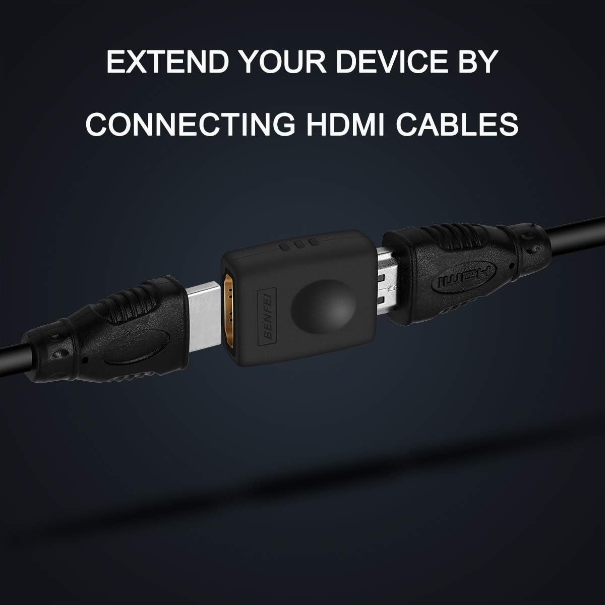 BENFEI 4K HDMI Coupler, HDMI Female to Female Adapter