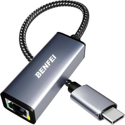 BENFEI USB-C to Ethernet Adapter (Thunderbolt 3 to RJ45)