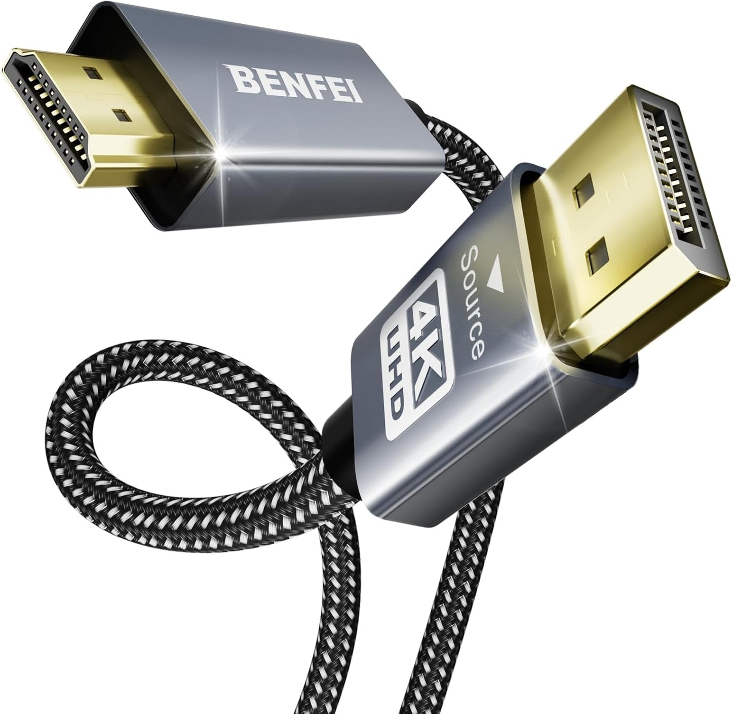 BENFEI 4K DisplayPort to HDMI 3m Cable