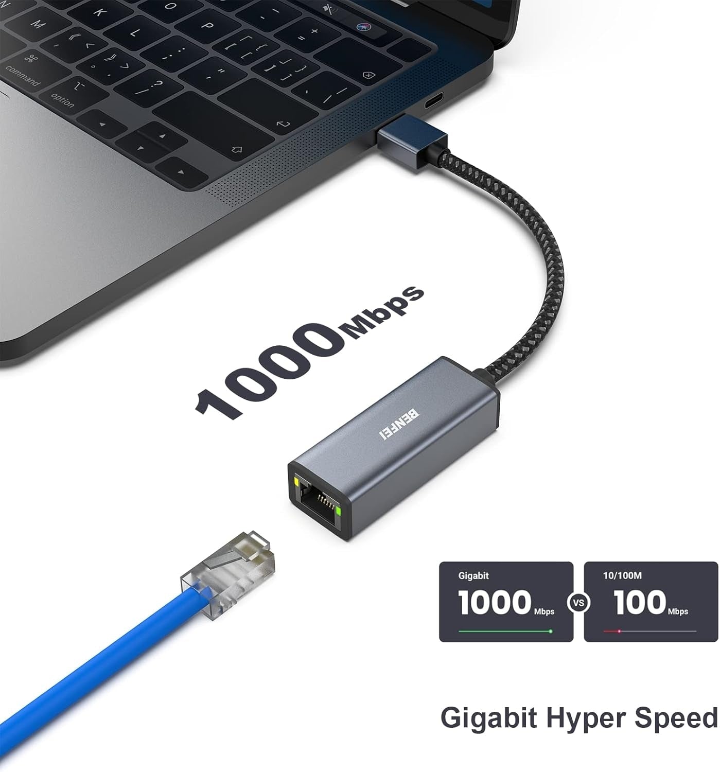 BENFEI USB 3.0 to Gigabit Ethernet Adapter