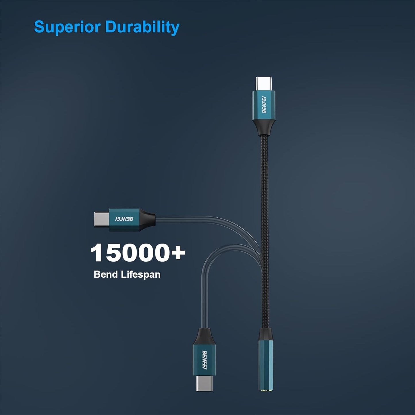 BENFEI USB-C to 3.5mm Audio Jack Adapter