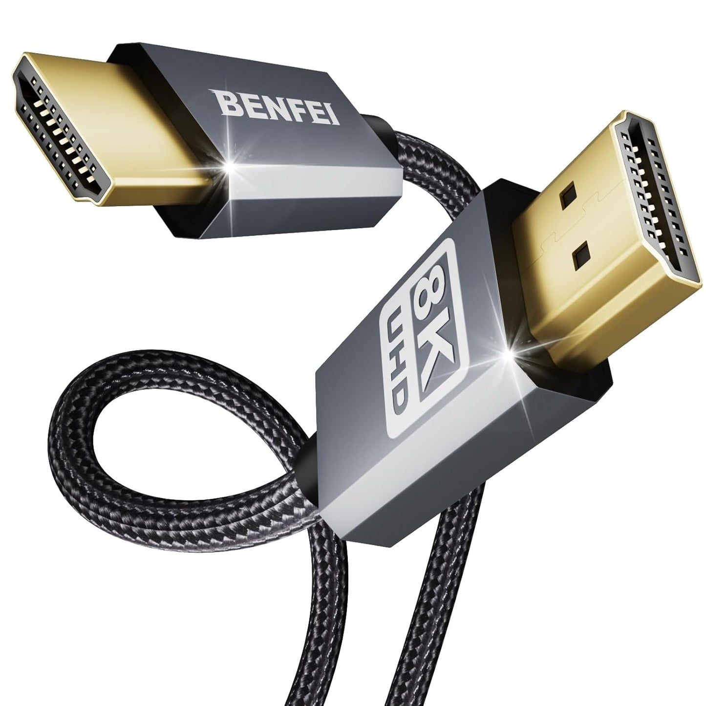 BENFEI 8K HDMI to HDMI Cable, Nylon Braided 3m