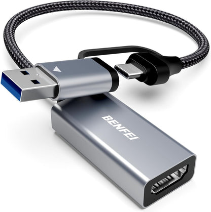 BENFEI Video/Audio Capture Card Supporting Full HD 1080P