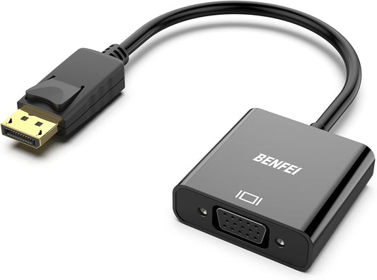 BENFEI DisplayPort to VGA,Gold-Plated Uni-directional Adapter